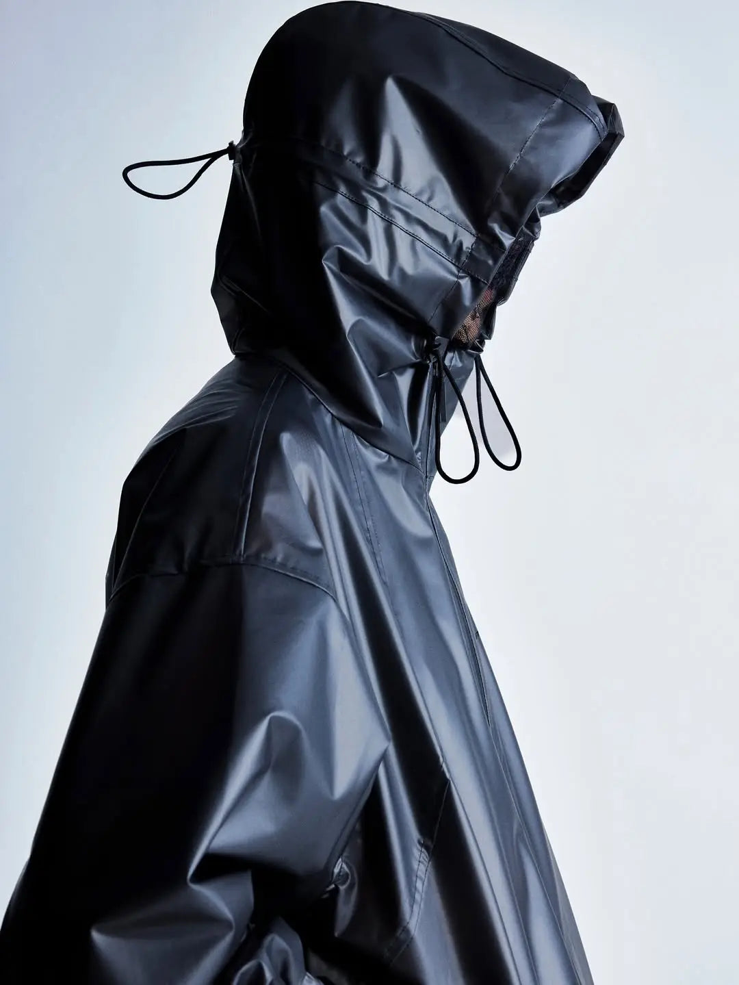 033 Black Windbreaker Jacket Hominus Denim