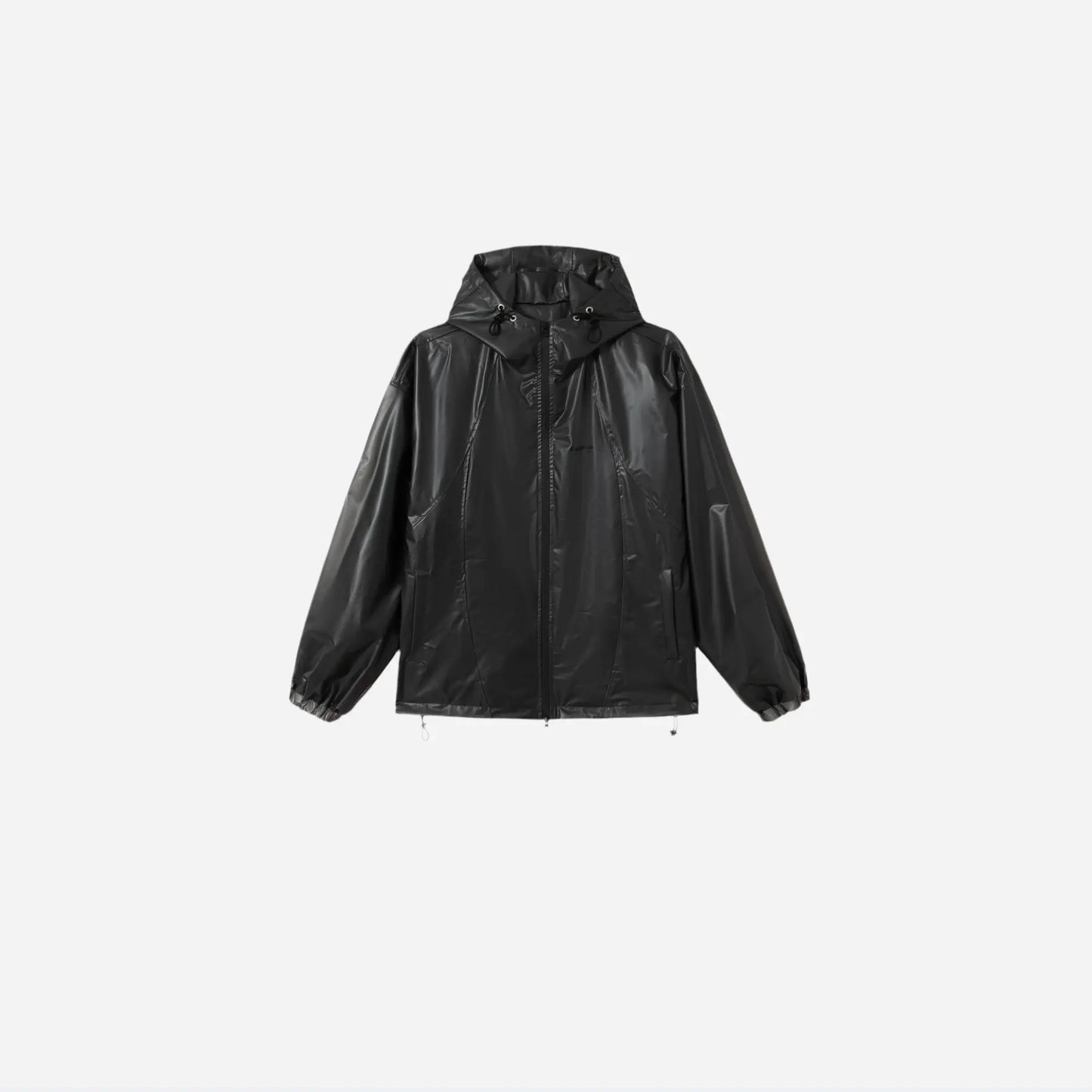 033 Black Windbreaker Jacket Hominus Denim