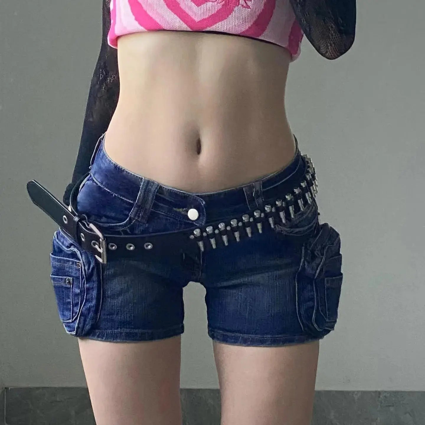 2024 New Square Bead Rivet Belt Metal Pyramid Belts Men and Women Punk Hardware Jeans Belt Y2K Designer Belt Women's Belts Hominus Denim