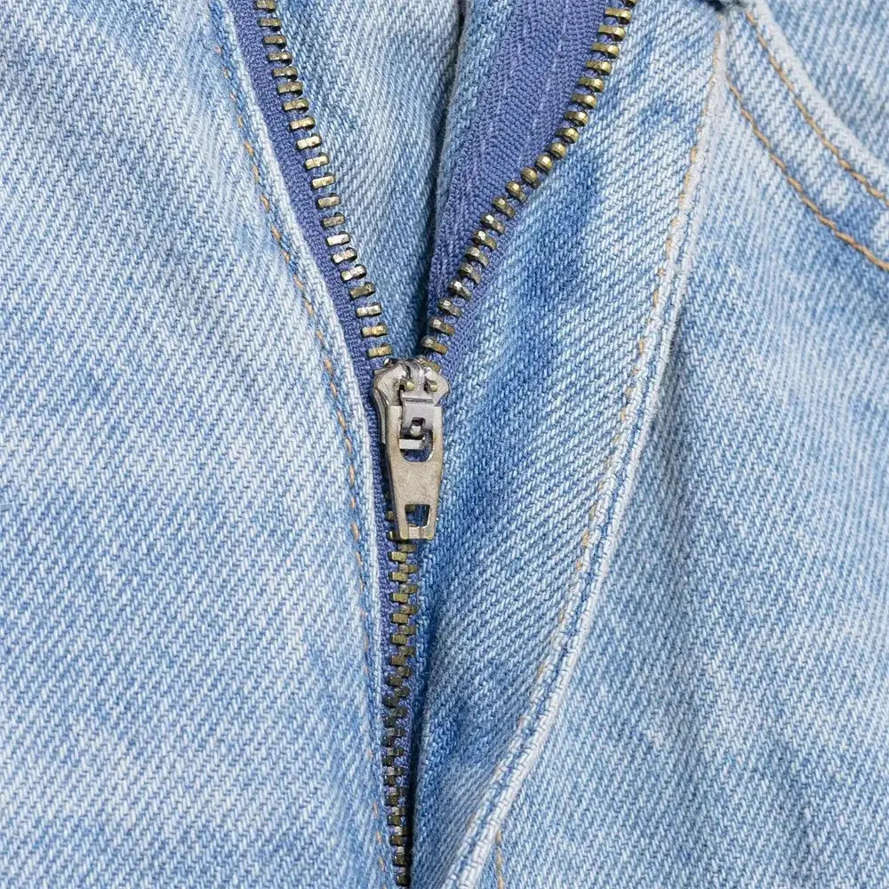 2025 New Women's Casual Elegant Design with European and American Style Splicing Cotton High Waist Wide Leg Jeans Hominus Denim