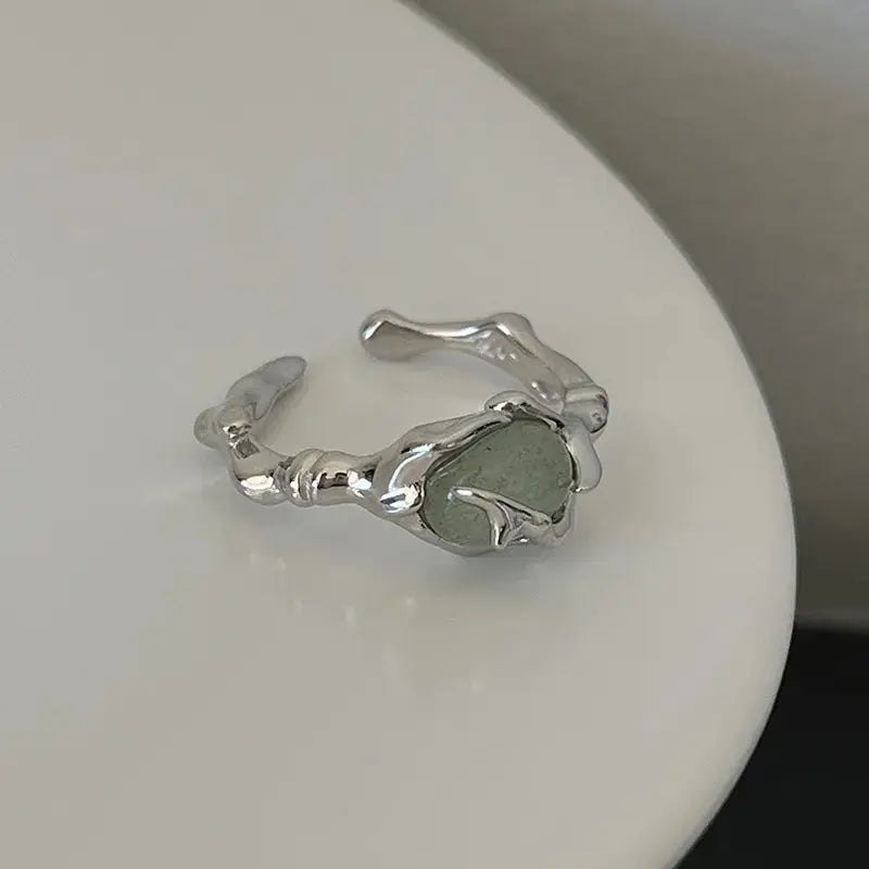 925 Sterling Silver Liquid Lava Ring - Hominus Denim