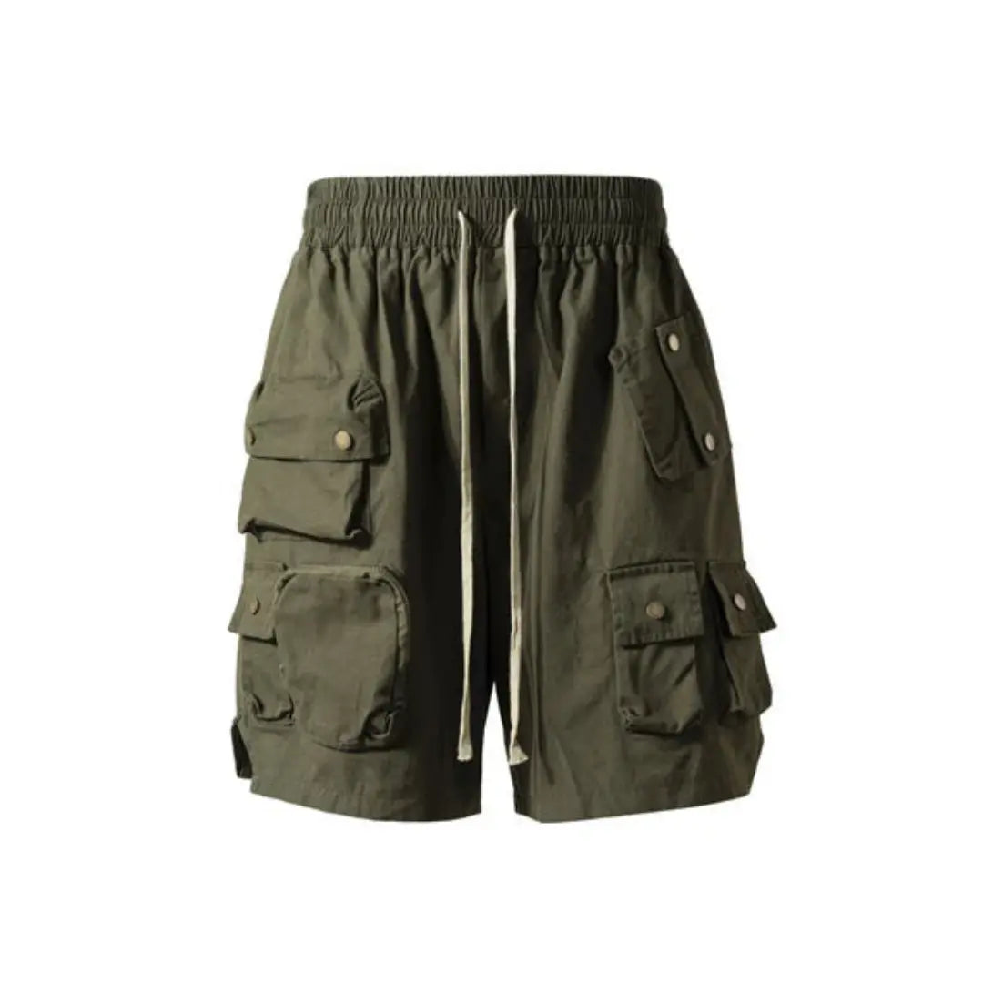 Baggy Oversized Multi Pockets Short - Hominus Denim