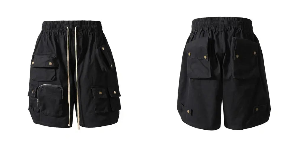 Baggy Oversized Multi Pockets Short - Hominus Denim