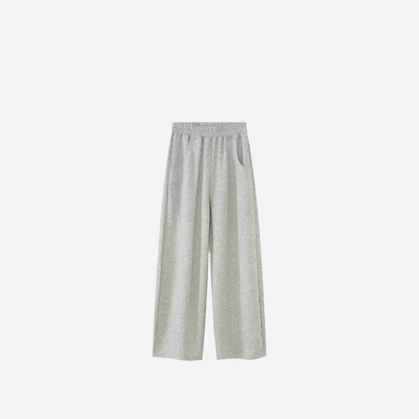 Basics Baggy Wide Leg Gray Sweatpants Hominus Denim