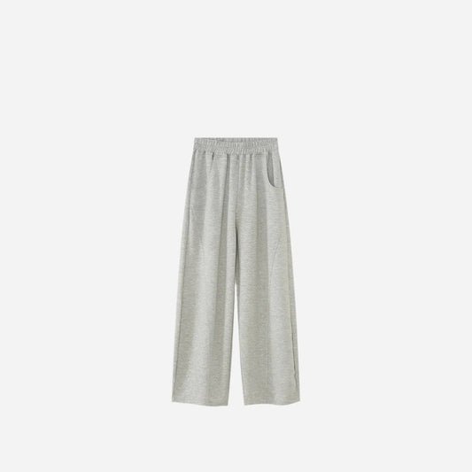 Basics Baggy Wide Leg Gray Sweatpants Hominus Denim