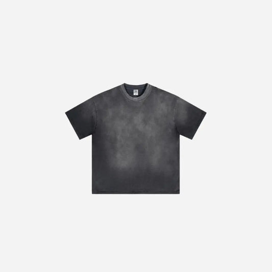 Basics Washed Grunge Essential Blank Tee Hominus Denim