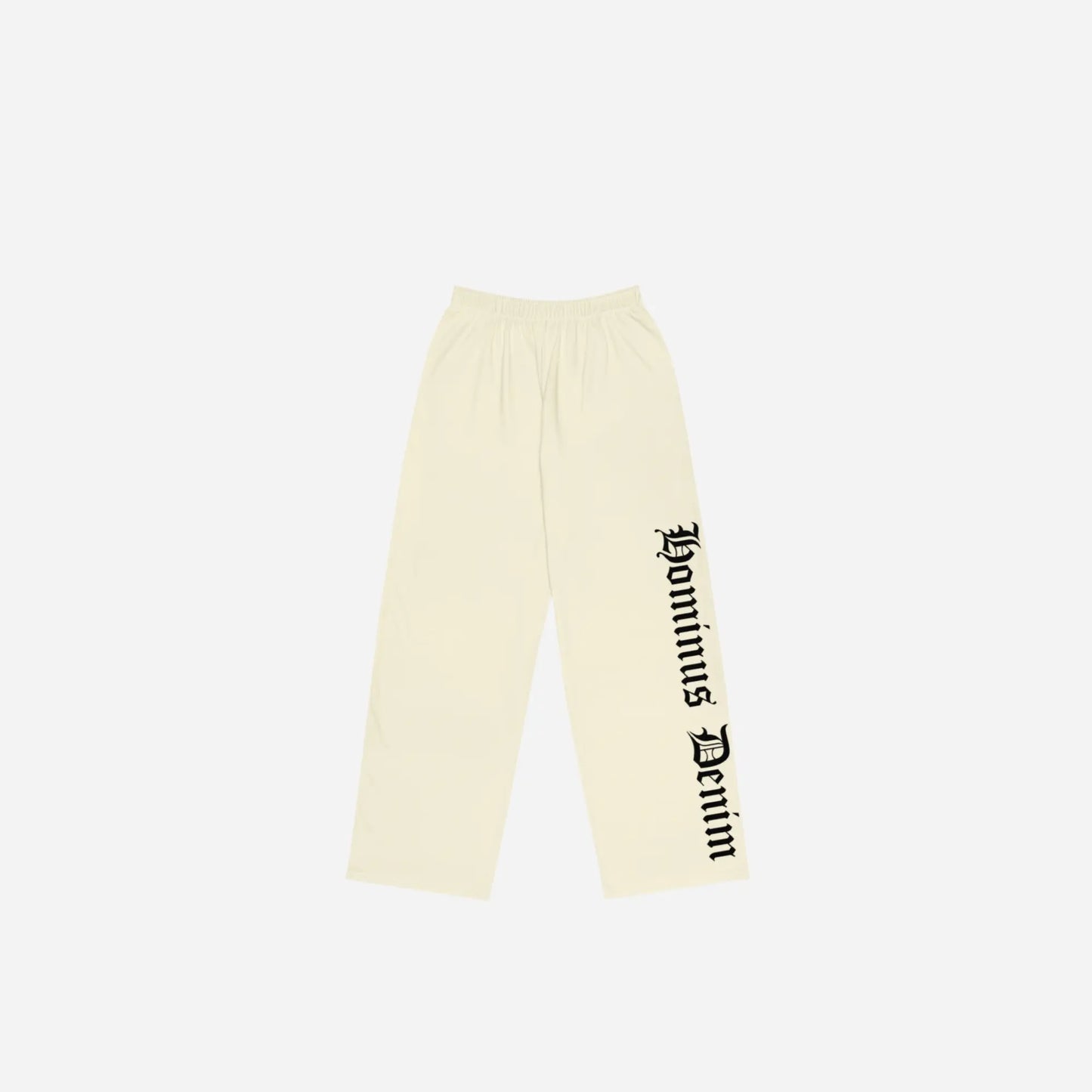 Beige Hominus Denim Gothic Letters Sweatpant Hominus Denim
