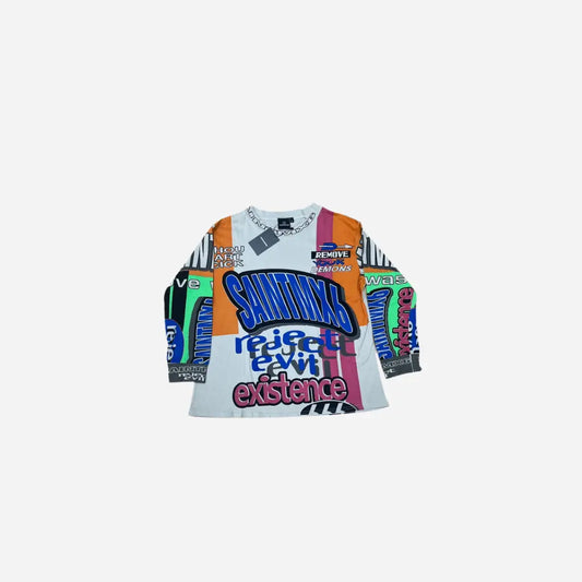 Bikercore Loose Long Sleeves Tee Hominus Denim