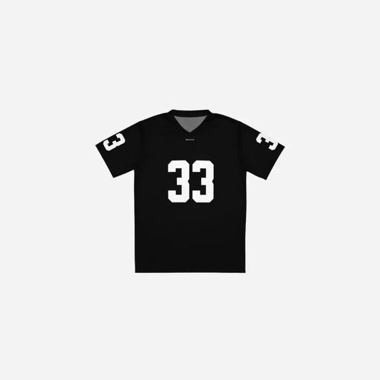 Black Vintage Jersey Sports Tee Hominus Denim