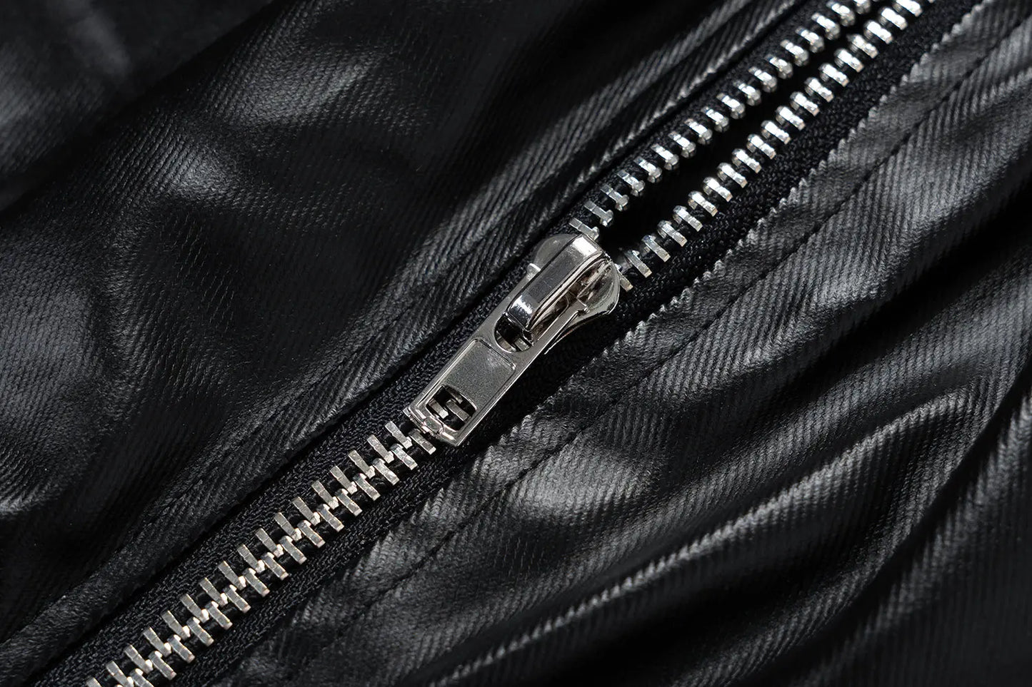 Black Wax Parachute Wide Legs Pant Hominus Denim