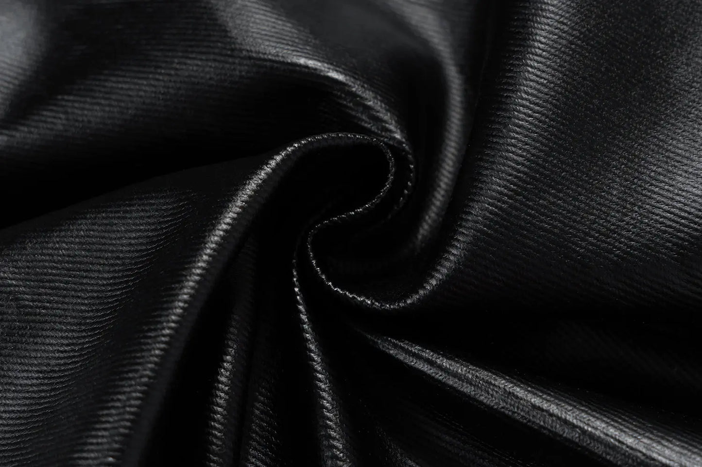 Black Wax Parachute Wide Legs Pant Hominus Denim