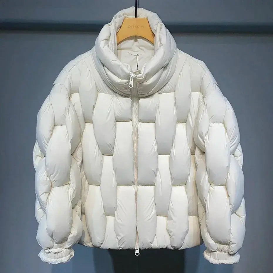 Braided Puffer Jacket - Hominus Denim