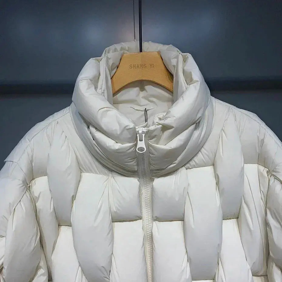 Braided Puffer Jacket - Hominus Denim
