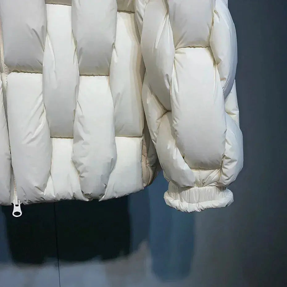 Braided Puffer Jacket - Hominus Denim