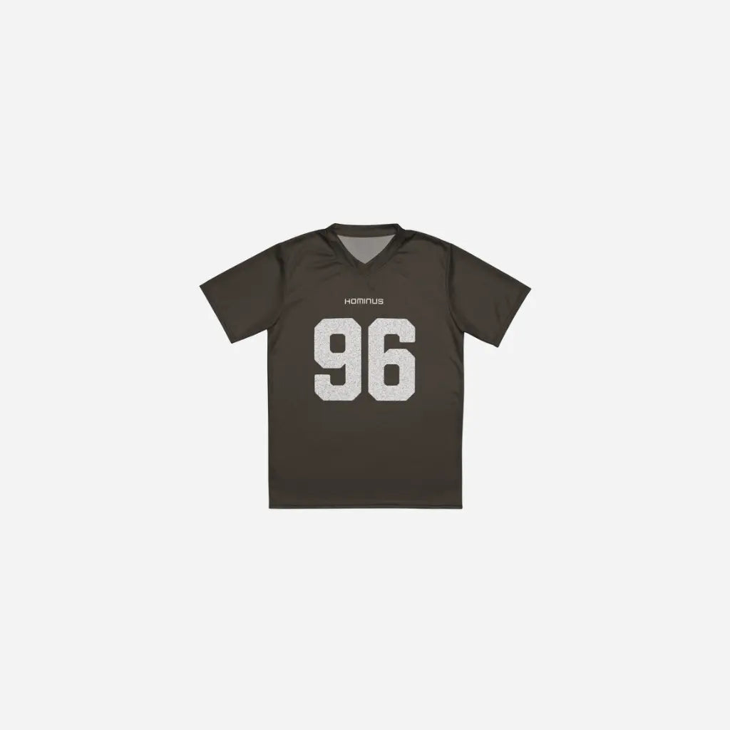 Brown Printed Fashion Sport Jersey Tee Hominus Denim