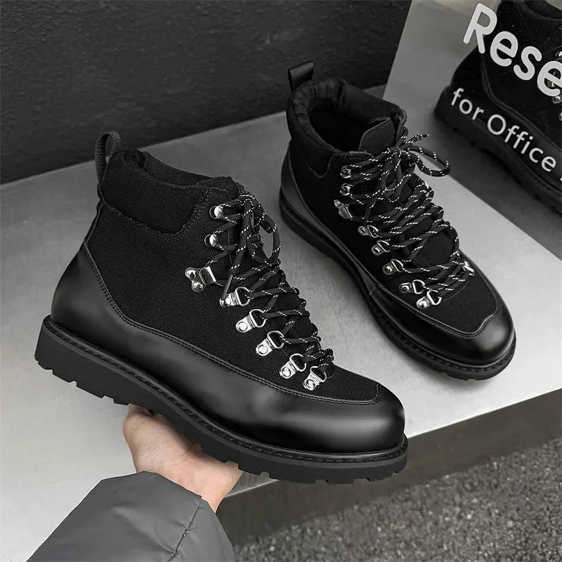 COZOK Leather Shoes Casual Business Shoes for Men Fashion Dress Tenis De Hombre Moccasins Mokasin Tenis Caballero Designer sneak Hominus Denim