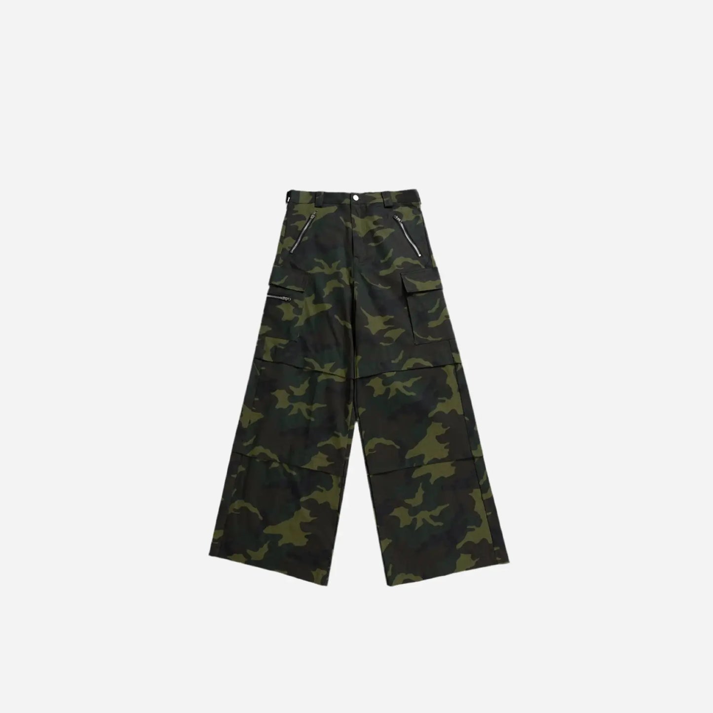Camouflage Cargo Wide Leg Baggy Pant Hominus Denim