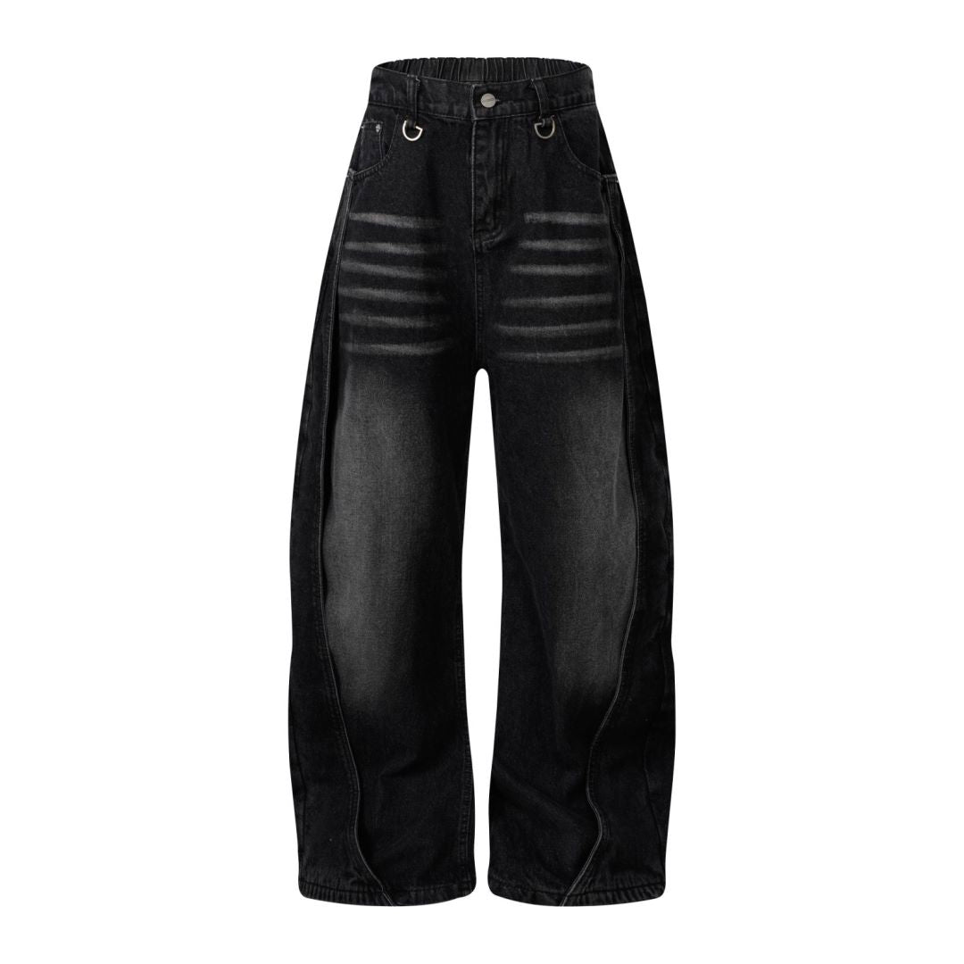 Casual Washed Y2K Baggy Jean - Hominus Denim