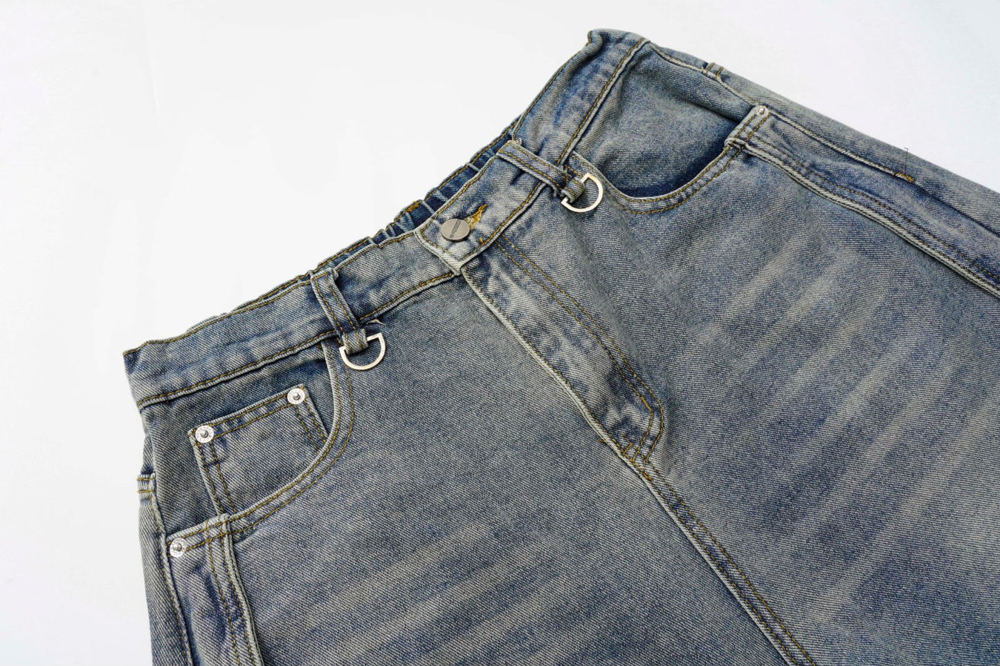 Casual Washed Y2K Baggy Jean - Hominus Denim