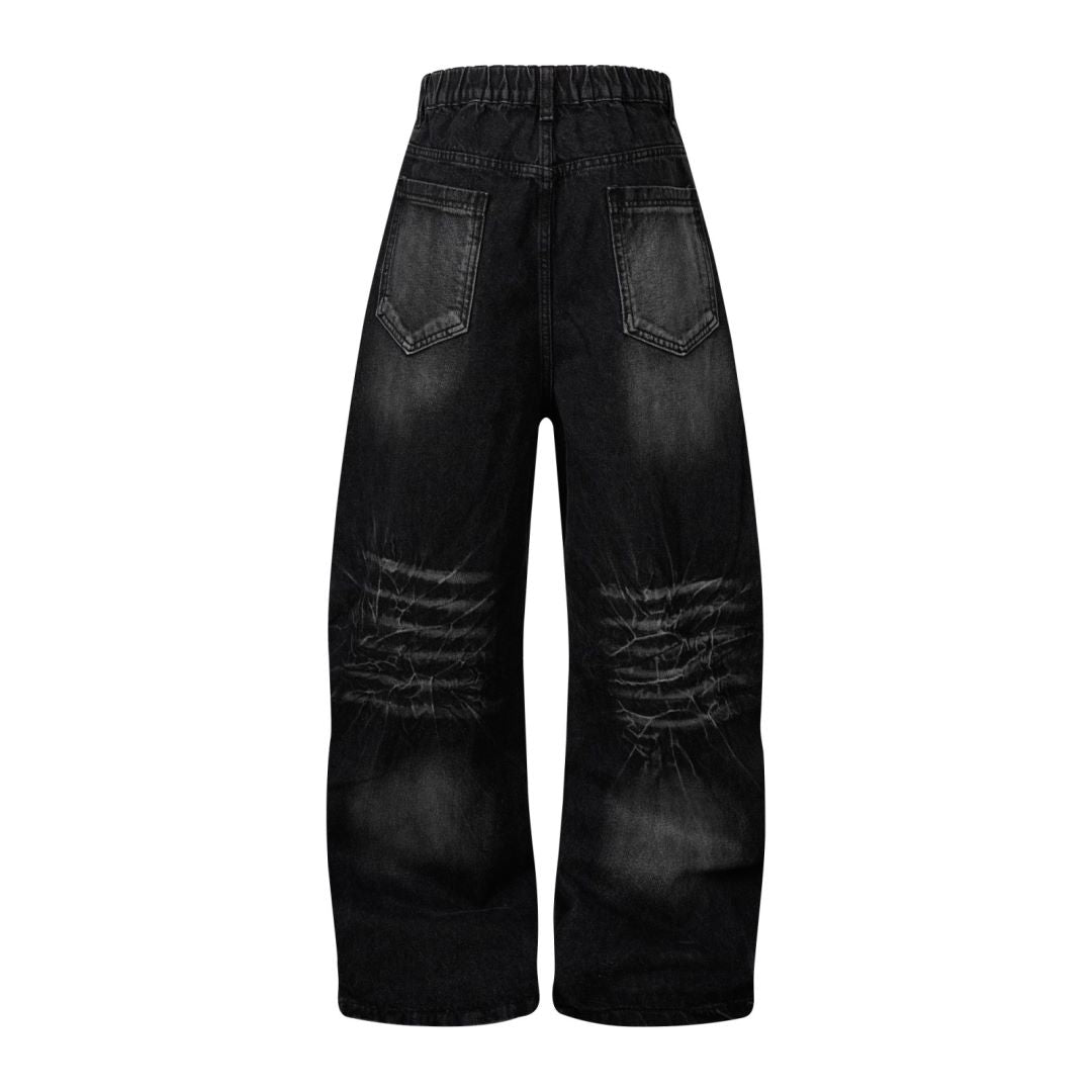 Casual Washed Y2K Baggy Jean - Hominus Denim