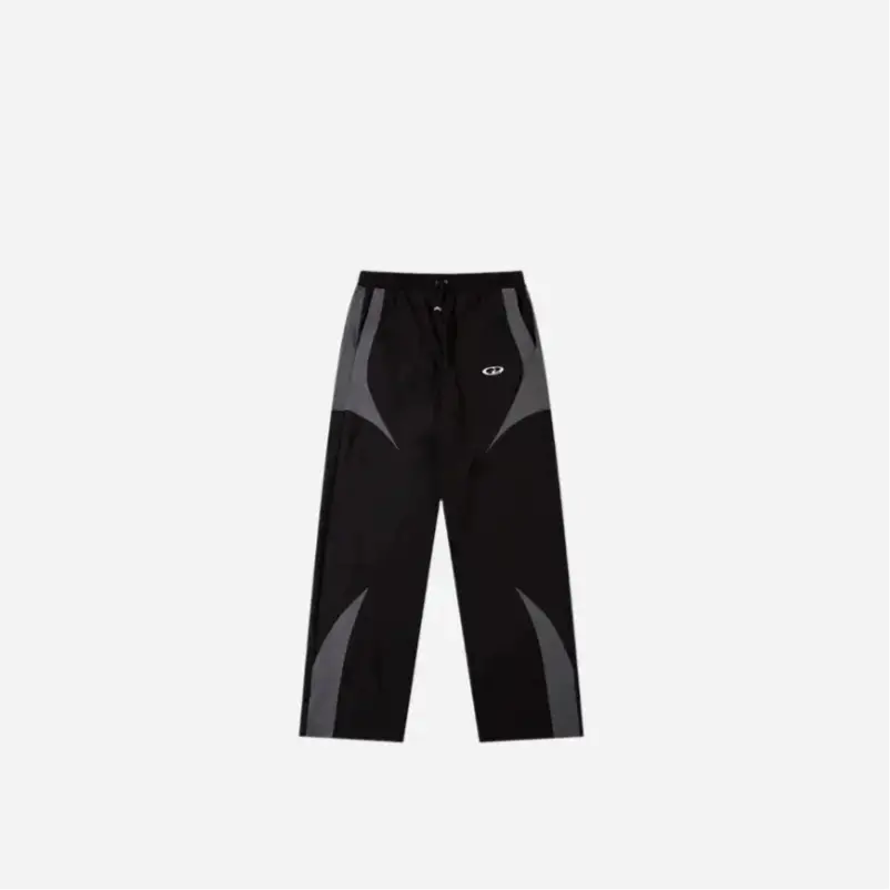 Contrast Spliced Wide Leg Sweatpant Hominus Denim