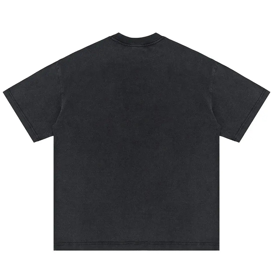 Cross Skulls Graphic T Shirts Men's Streetwear Harajuku Hip Hop Oversized T-shirt Y2K Vintage Loose Tee Tops Hominus Denim