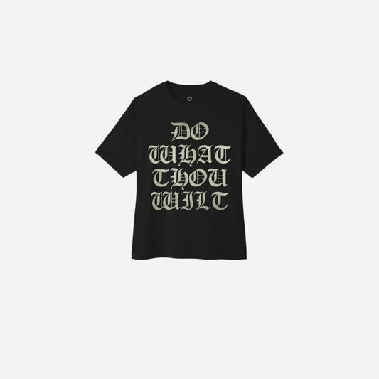 DWTW Gothic Letters Printed Tee Printify