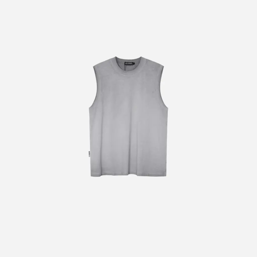 Distressed Sleeveless Gradient Dyed Tank Top Hominus Denim