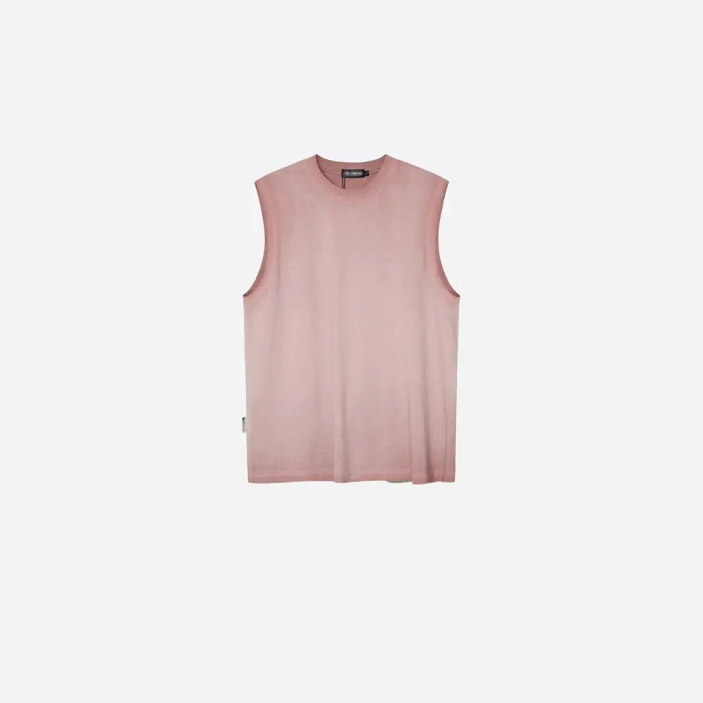 Distressed Sleeveless Gradient Dyed Tank Top Hominus Denim