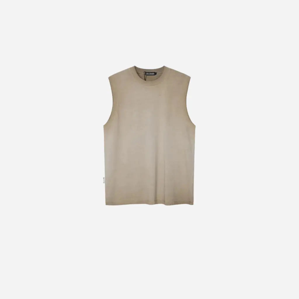 Distressed Sleeveless Gradient Dyed Tank Top Hominus Denim