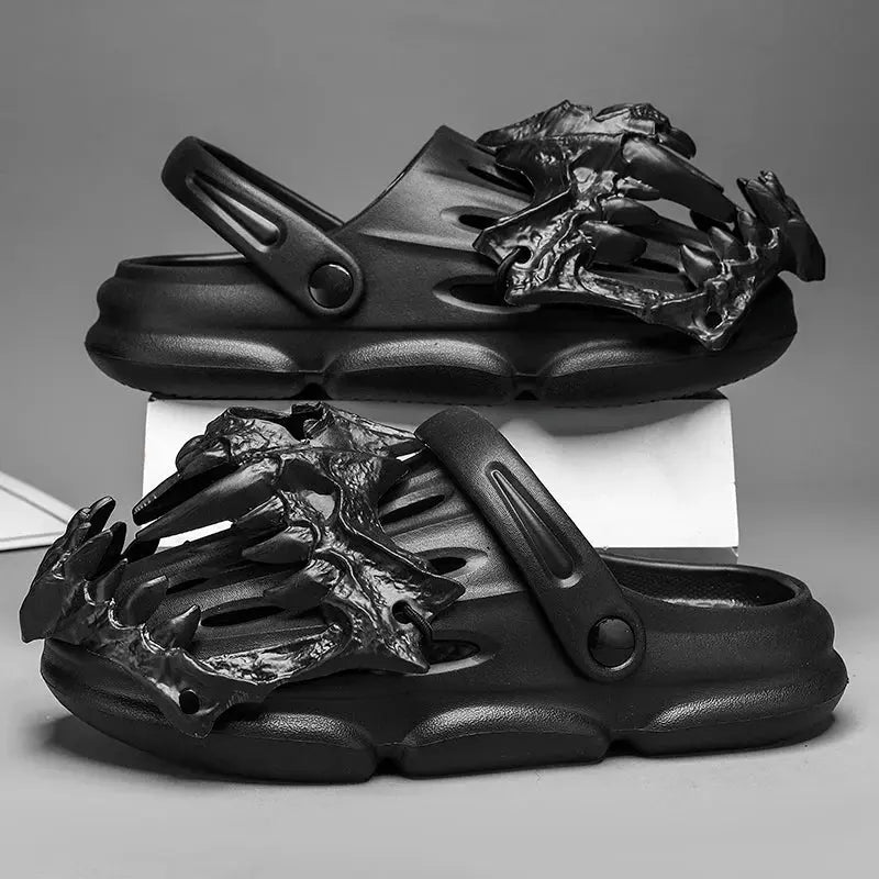 EVA Flip Flop Demon Slides - Hominus Denim