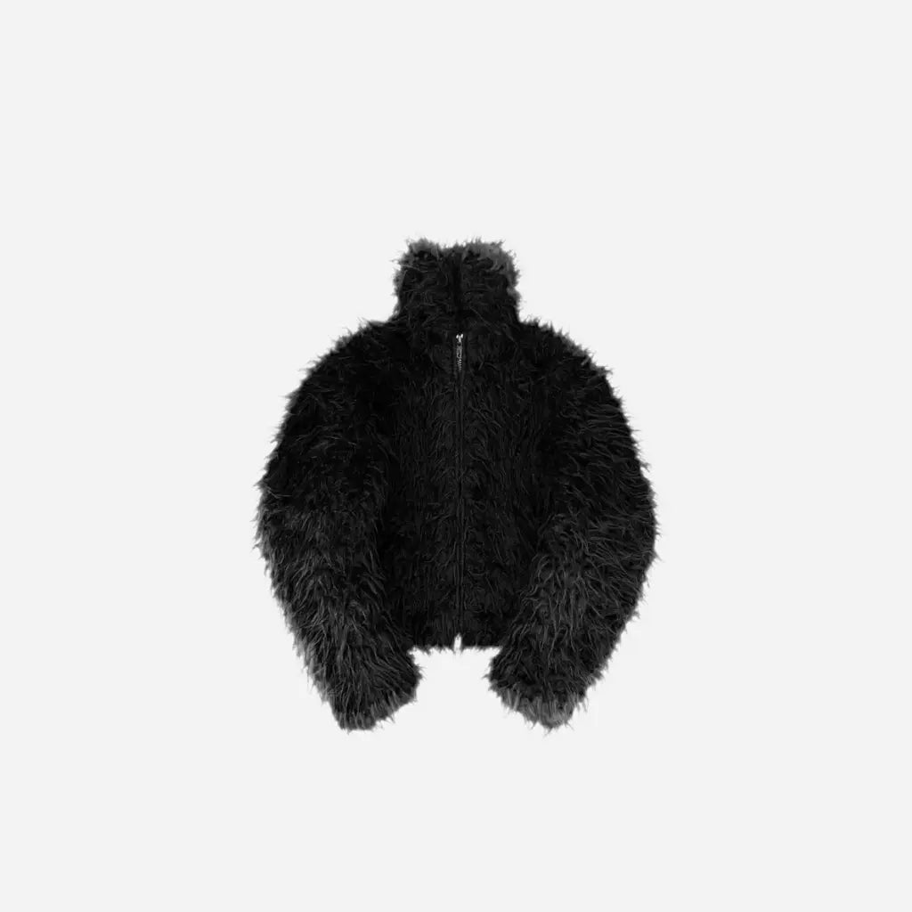 Faux Fur Leather Jacket Hominus Denim