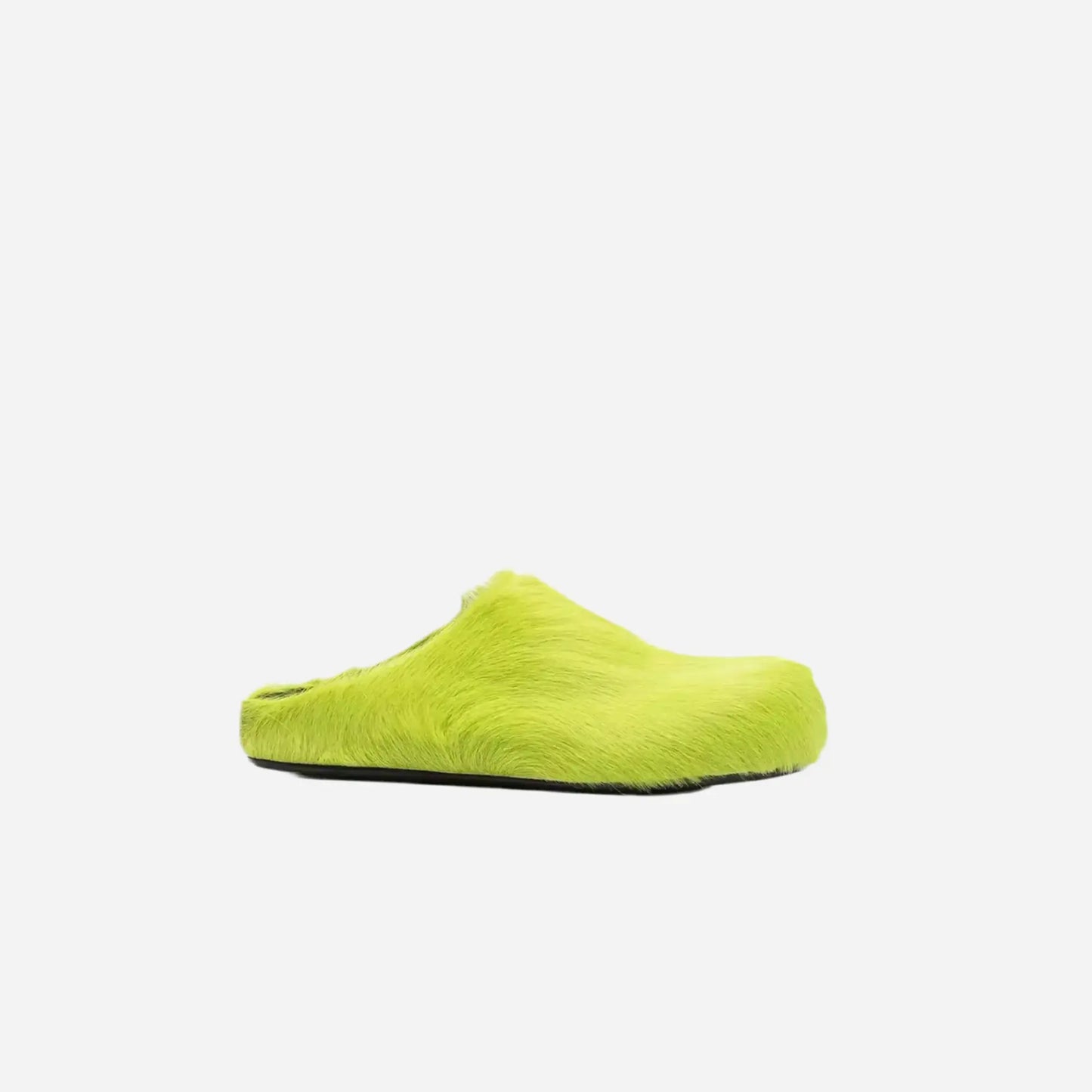 Faux Fur Mules Slippers Slides Hominus Denim