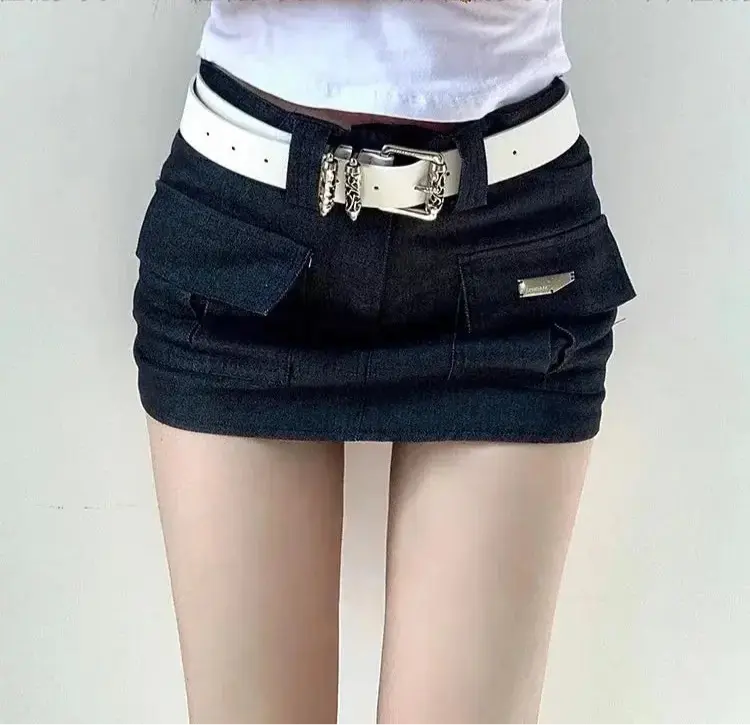 French Gothic Design Buckle Leather Belt Hominus Denim