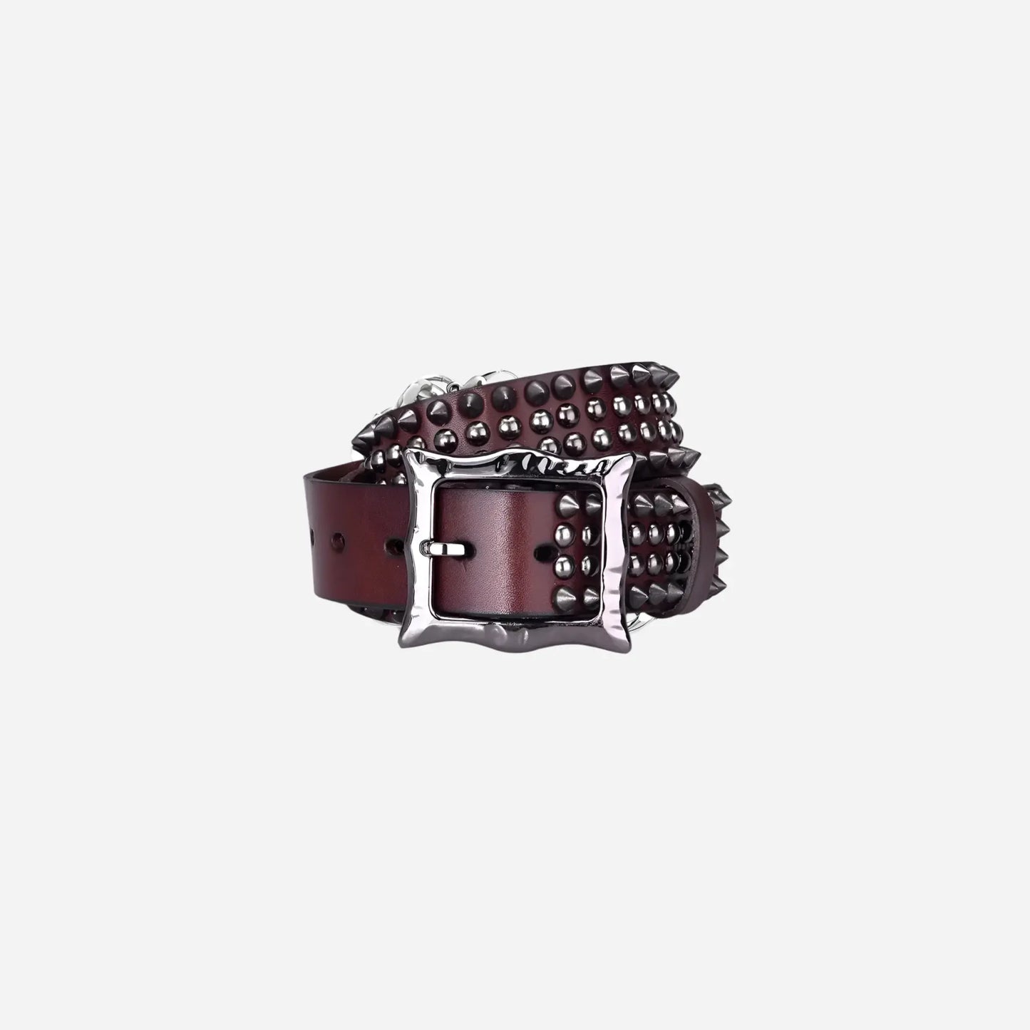 Gothic Spiker Rivet Leather Belt Hominus Denim