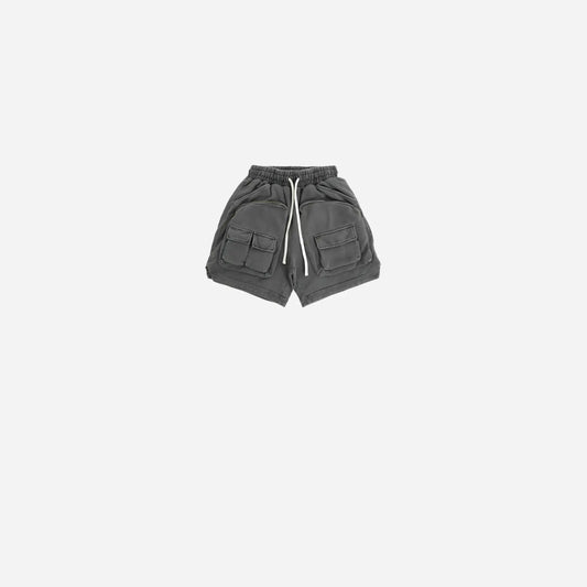 Gray Multi-pockets Tactical Short Hominus Denim
