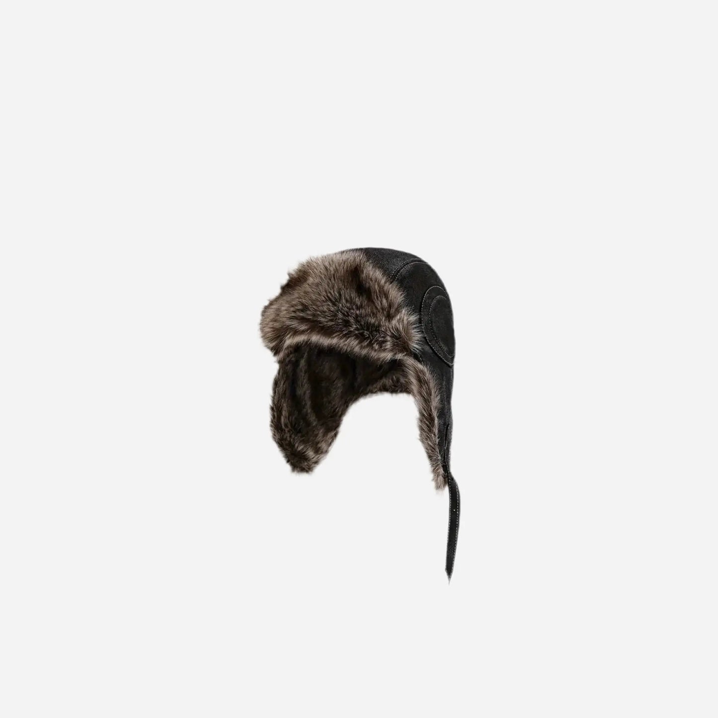 Grunge Faux Fur Chapka Trapper Hat Hominus Denim