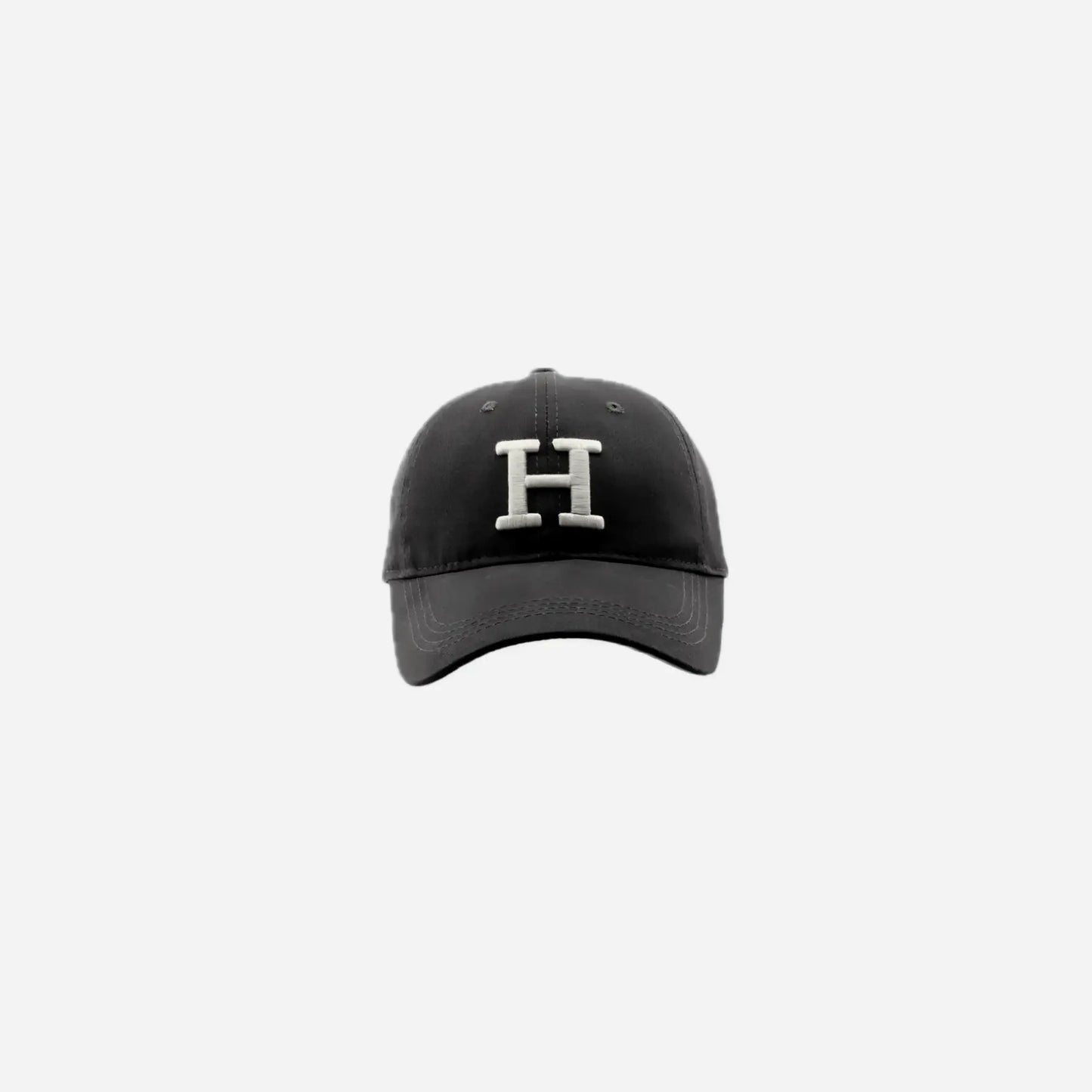 H Letter Embroidered Baseball Cap Hominus Denim