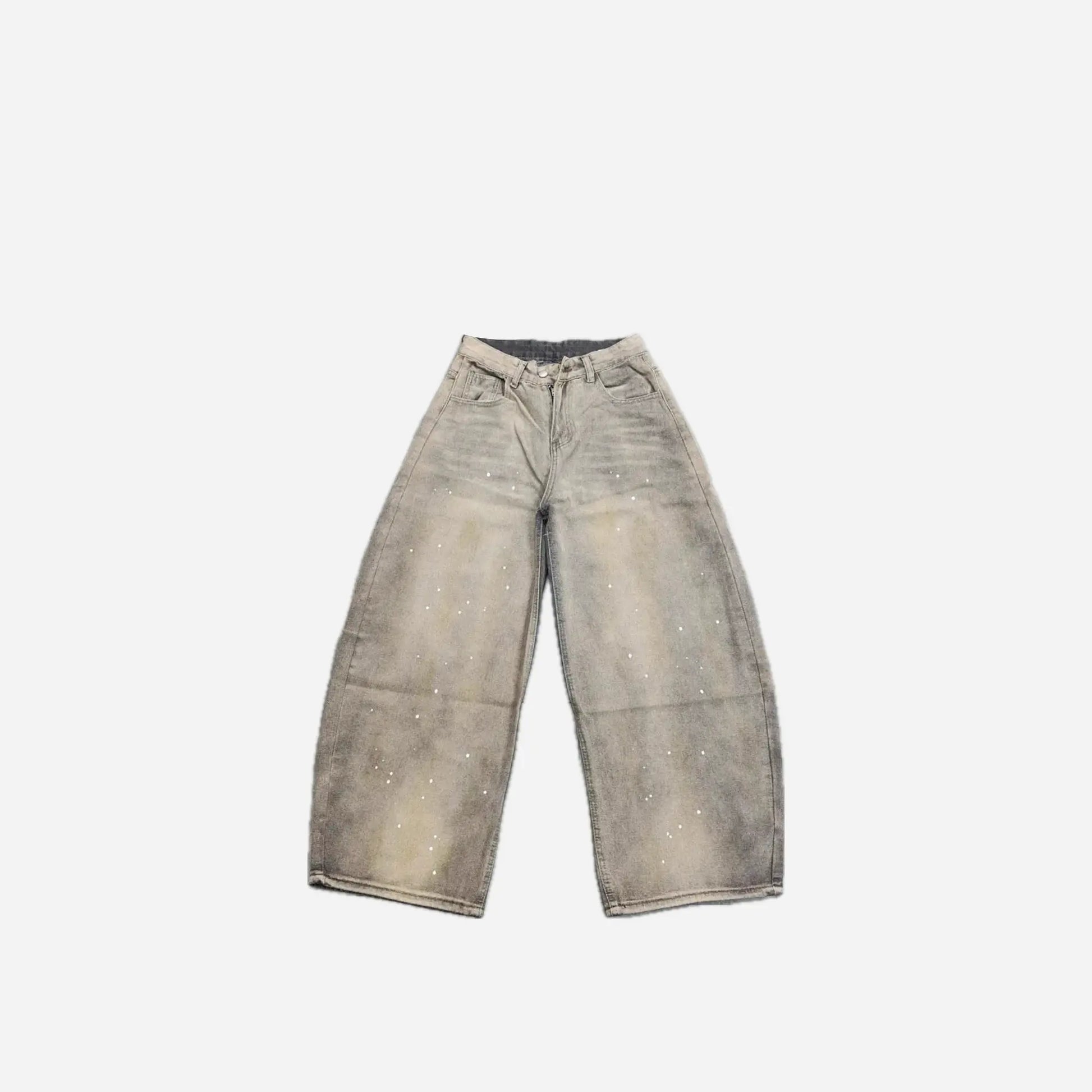 Heavy Washed Dirty Oversized Baggy Jeans Hominus Denim