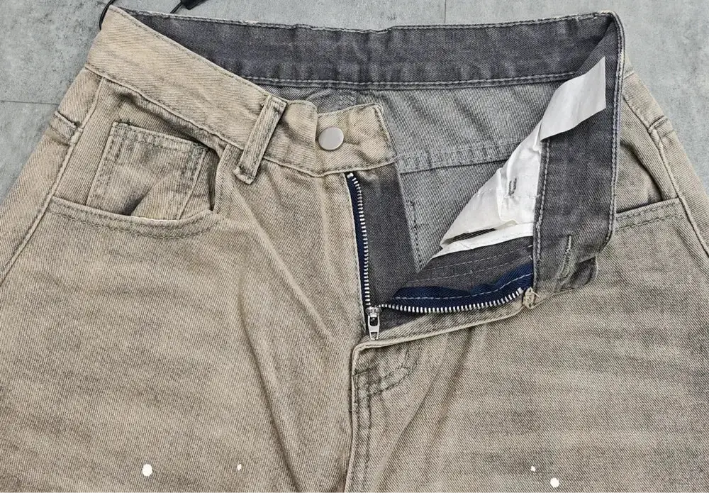 Heavy Washed Dirty Oversized Baggy Jeans Hominus Denim