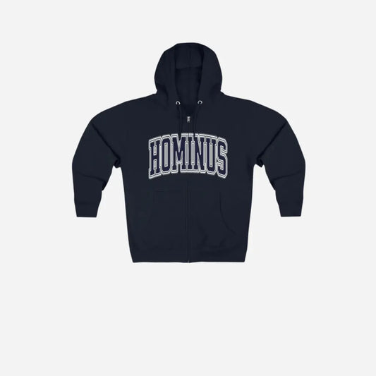 Hominus Classical Zip Up Hoodie Printify