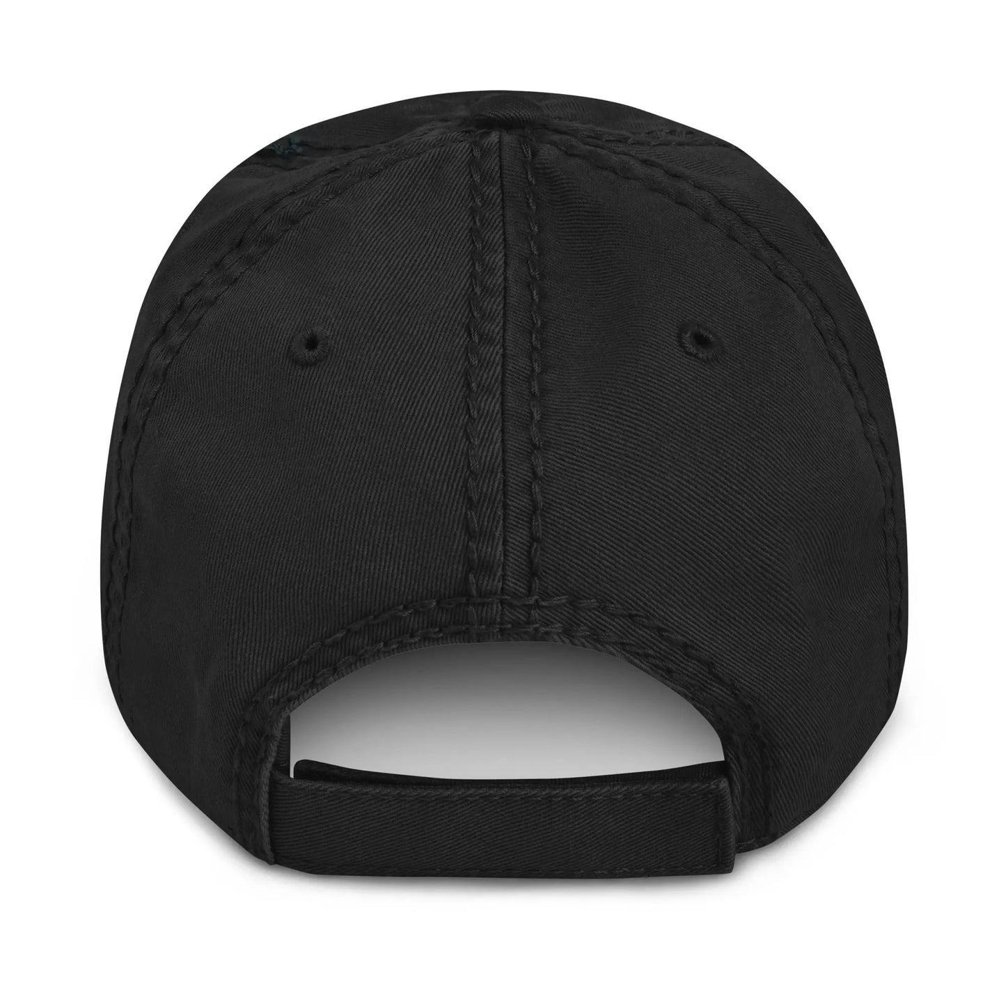 Hominus Denim Cross Logo Distressed Cap Hominus Denim