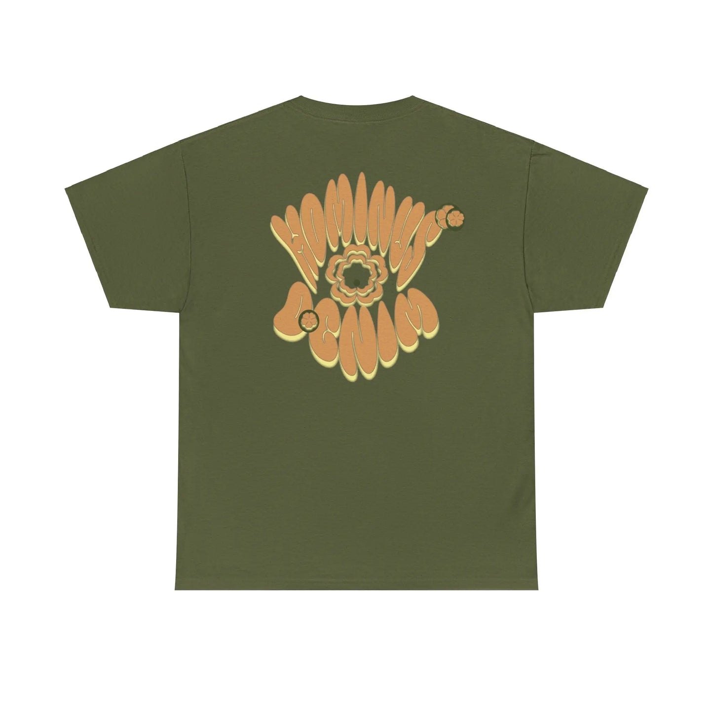 Hominus Denim Flower Y2K Logo Tee 2 - Hominus Denim