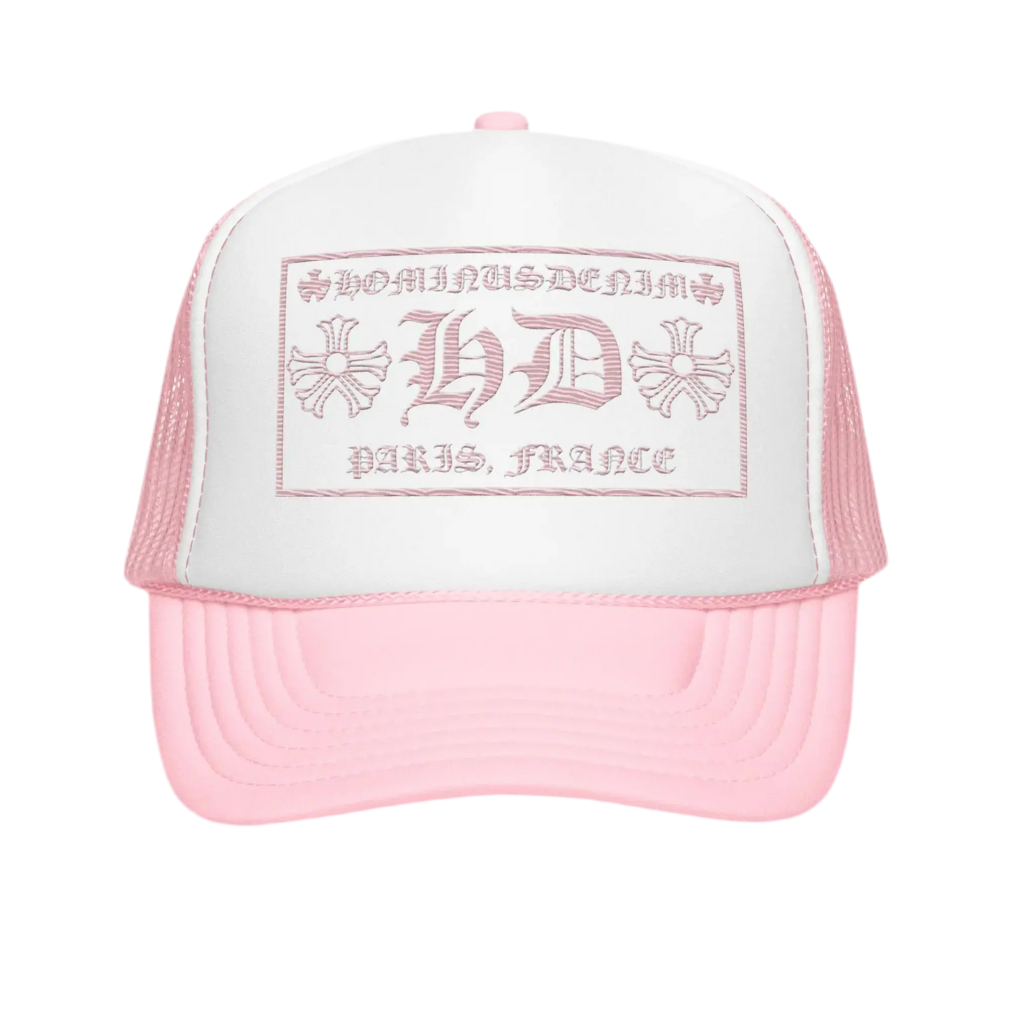 Hominus Denim HD Paris Pink Trucker Hat Hominus Denim