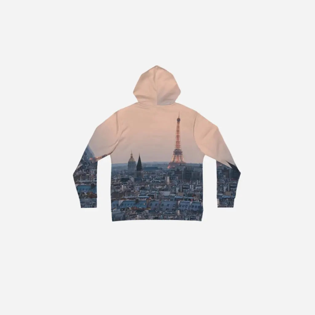 Hominus Denim Paris Printed Hoodie Printify