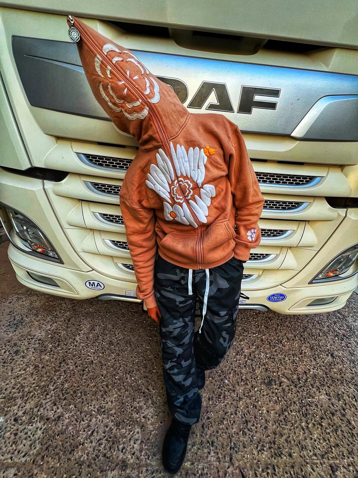 Hominus Denim Y2K Logo Zip Hoodie Hominus Denim