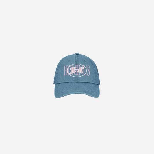 Hominus Pink Embroidered Logo Denim Hat Hominus Denim