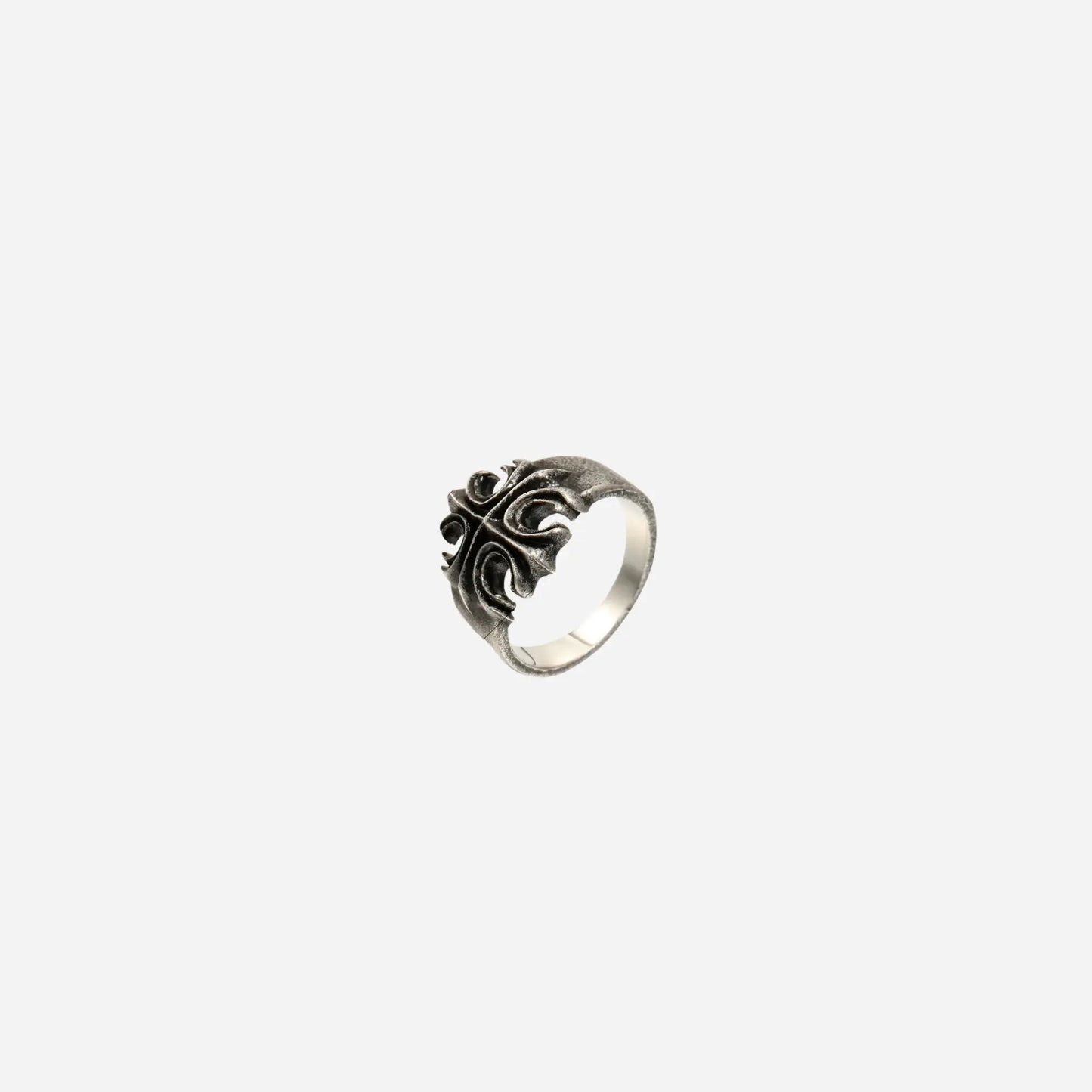 Hot retro titanium steel ring Hip Hop cross ring for hip men and women Hominus Denim
