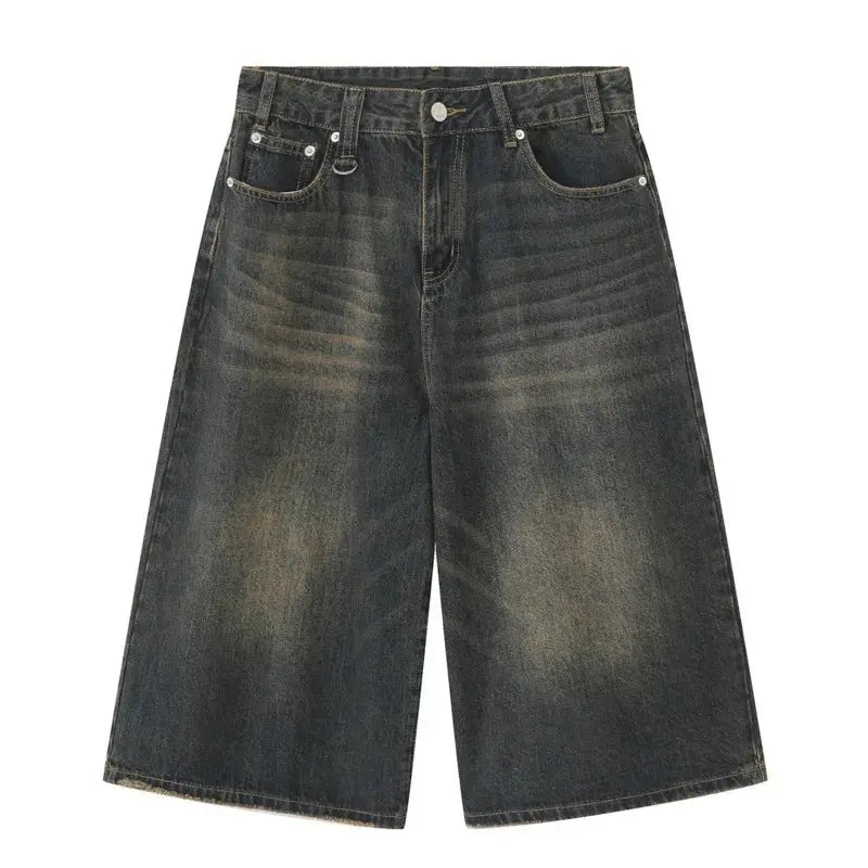 Casual Essential Wide Leg Jean Short/Jort - Hominus Denim