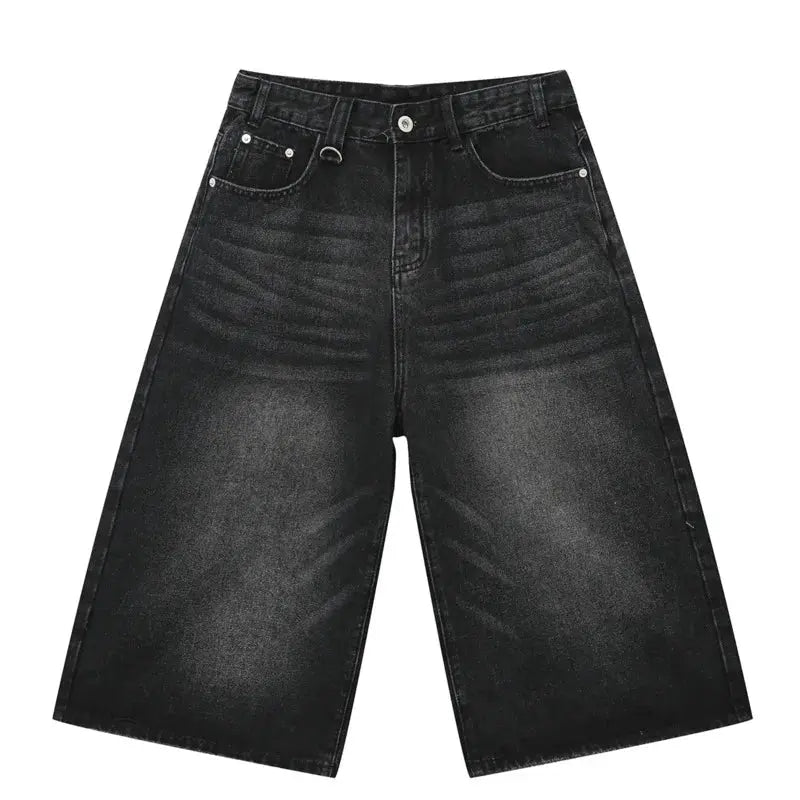 Casual Essential Wide Leg Jean Short/Jort - Hominus Denim